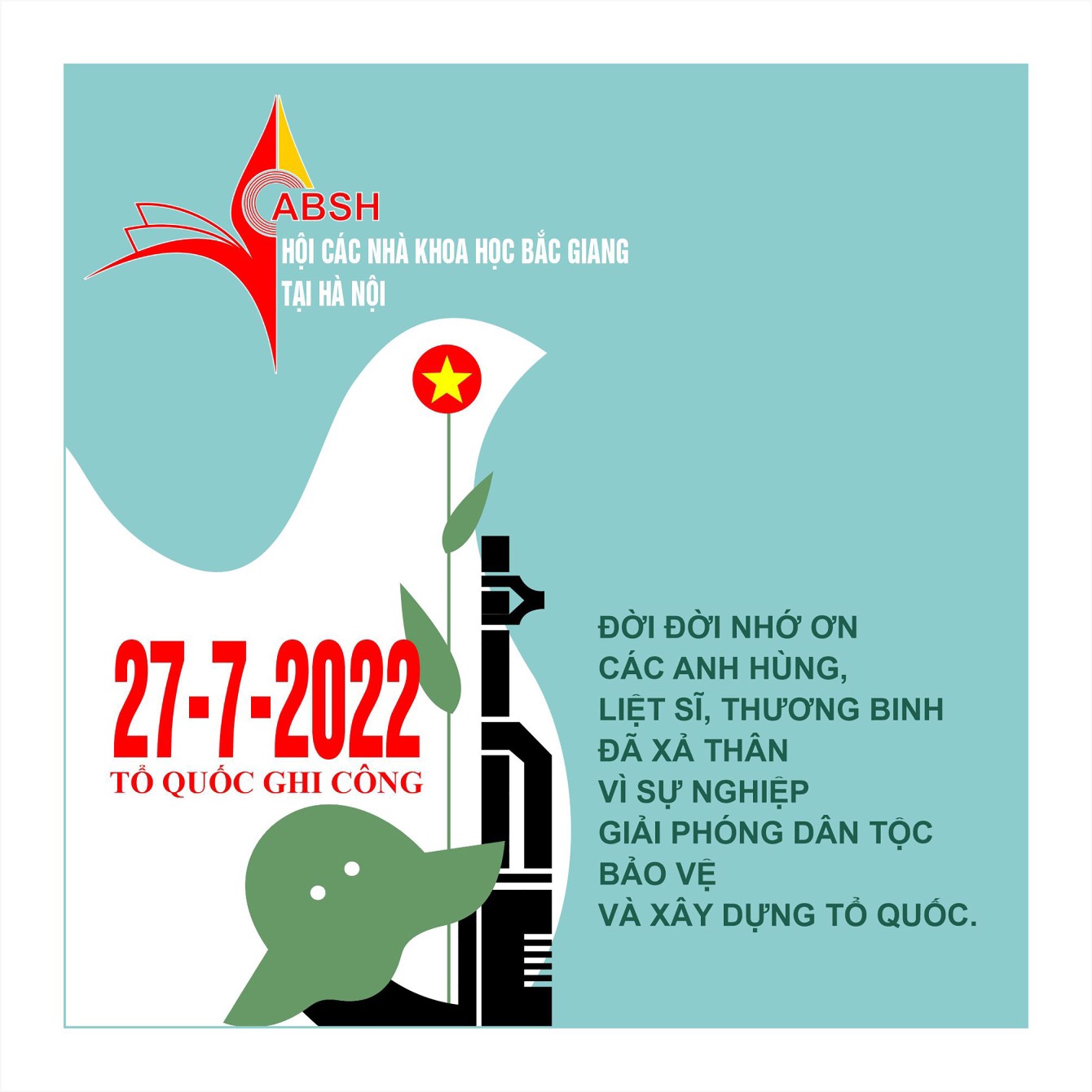 Hội các Nhà khoa học Bắc Giang tại Hà Nội tri ân ngày thương binh liệt sỹ 27-7 