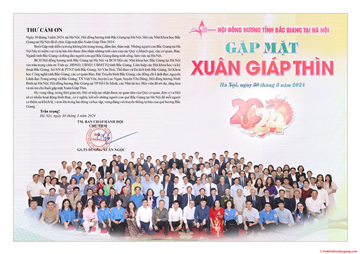 Thư cảm ơn "Gặp mặt Xuân Giáp Thìn 2024"