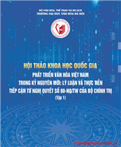 Kỷ yếu Hội thảo khoa học quốc gia: Phát triển văn hóa Việt Nam trong kỷ nguyên mới – tiếp cận từ Nghị quyết 80-NQ/TW